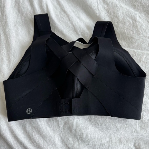 Lululemon Black Cross-Back Sports Bra - Picture 2 of 5